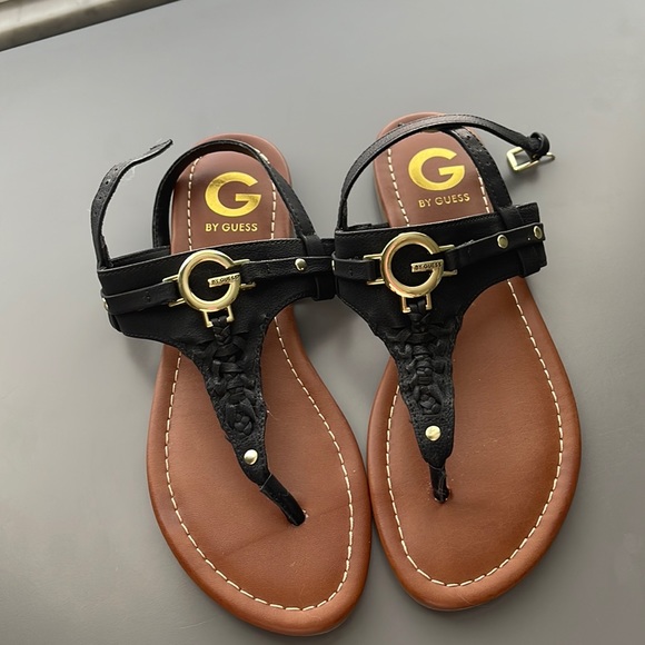 ladies sandals g by guess deers flat sandals